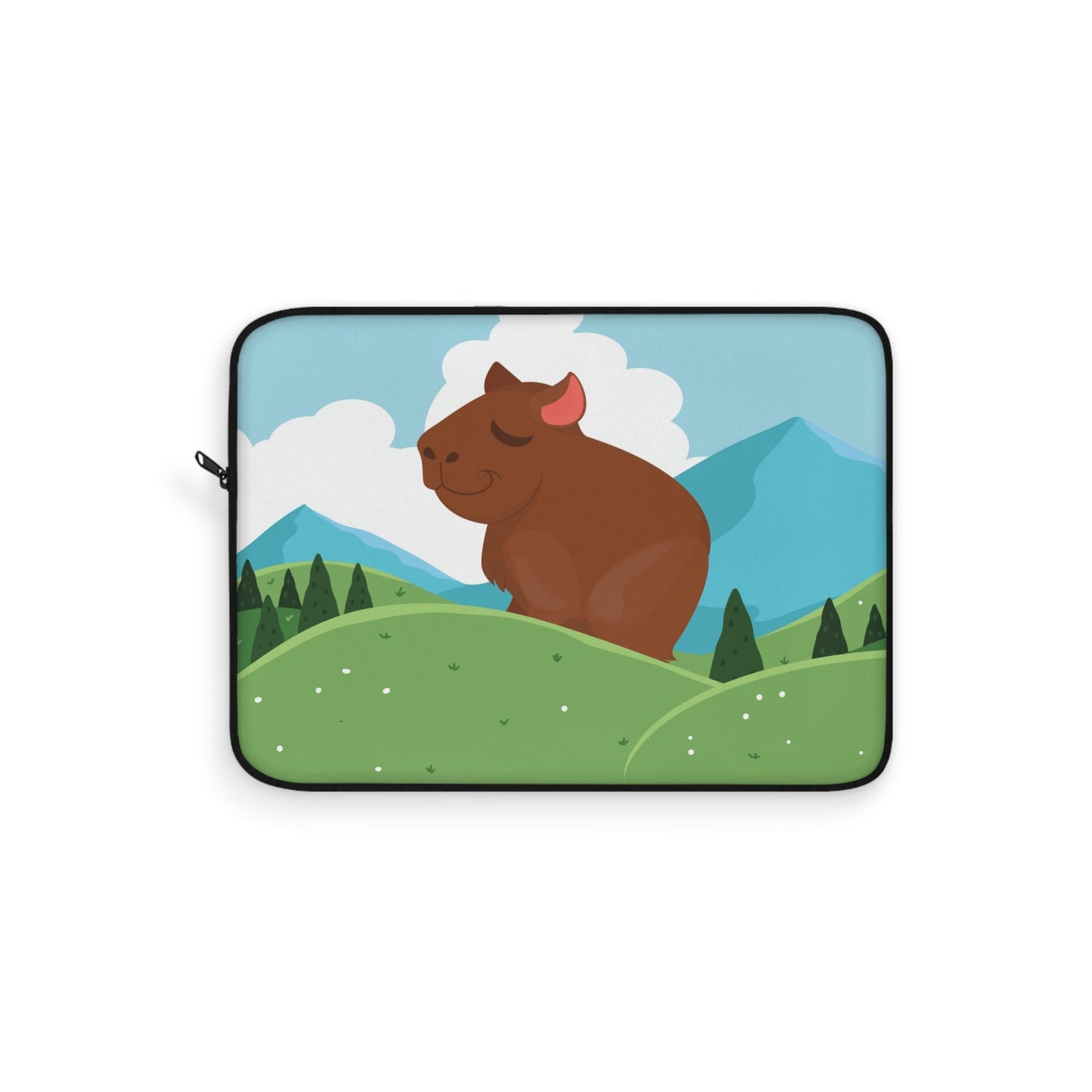 Mountain Wild Capybara Cute Funny Anime Art Laptop Sleeve Ichaku [Perfect Gifts Selection]