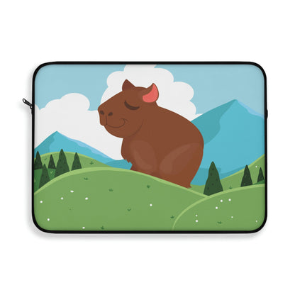 Mountain Wild Capybara Cute Funny Anime Art Laptop Sleeve Ichaku [Perfect Gifts Selection]