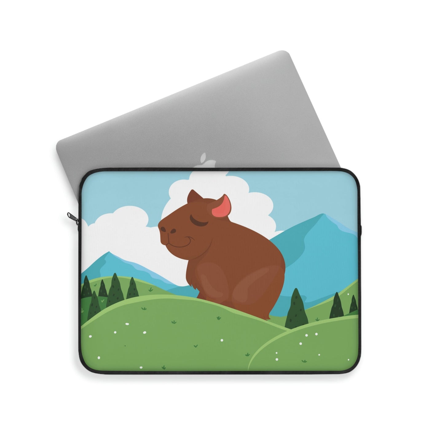 Mountain Wild Capybara Cute Funny Anime Art Laptop Sleeve Ichaku [Perfect Gifts Selection]