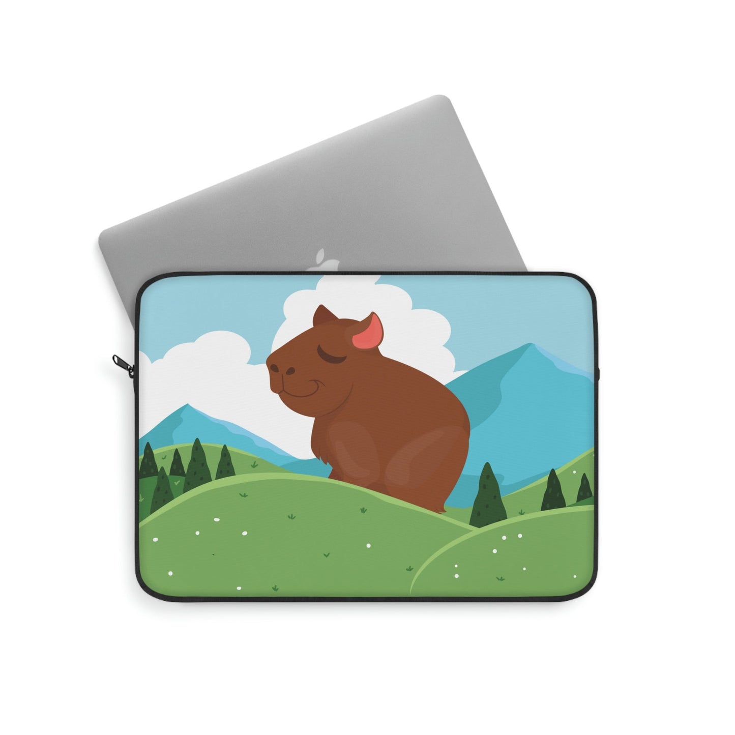 Mountain Wild Capybara Cute Funny Anime Art Laptop Sleeve Ichaku [Perfect Gifts Selection]