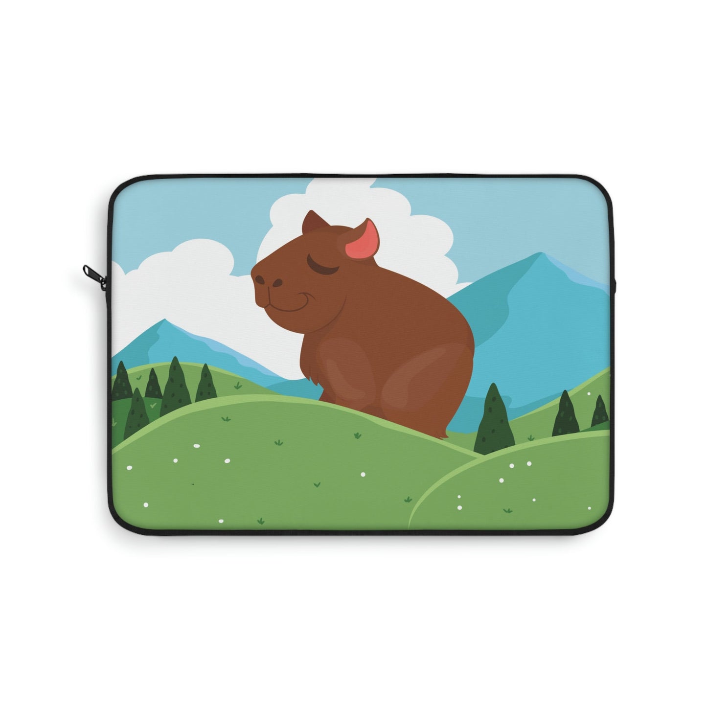 Mountain Wild Capybara Cute Funny Anime Art Laptop Sleeve Ichaku [Perfect Gifts Selection]