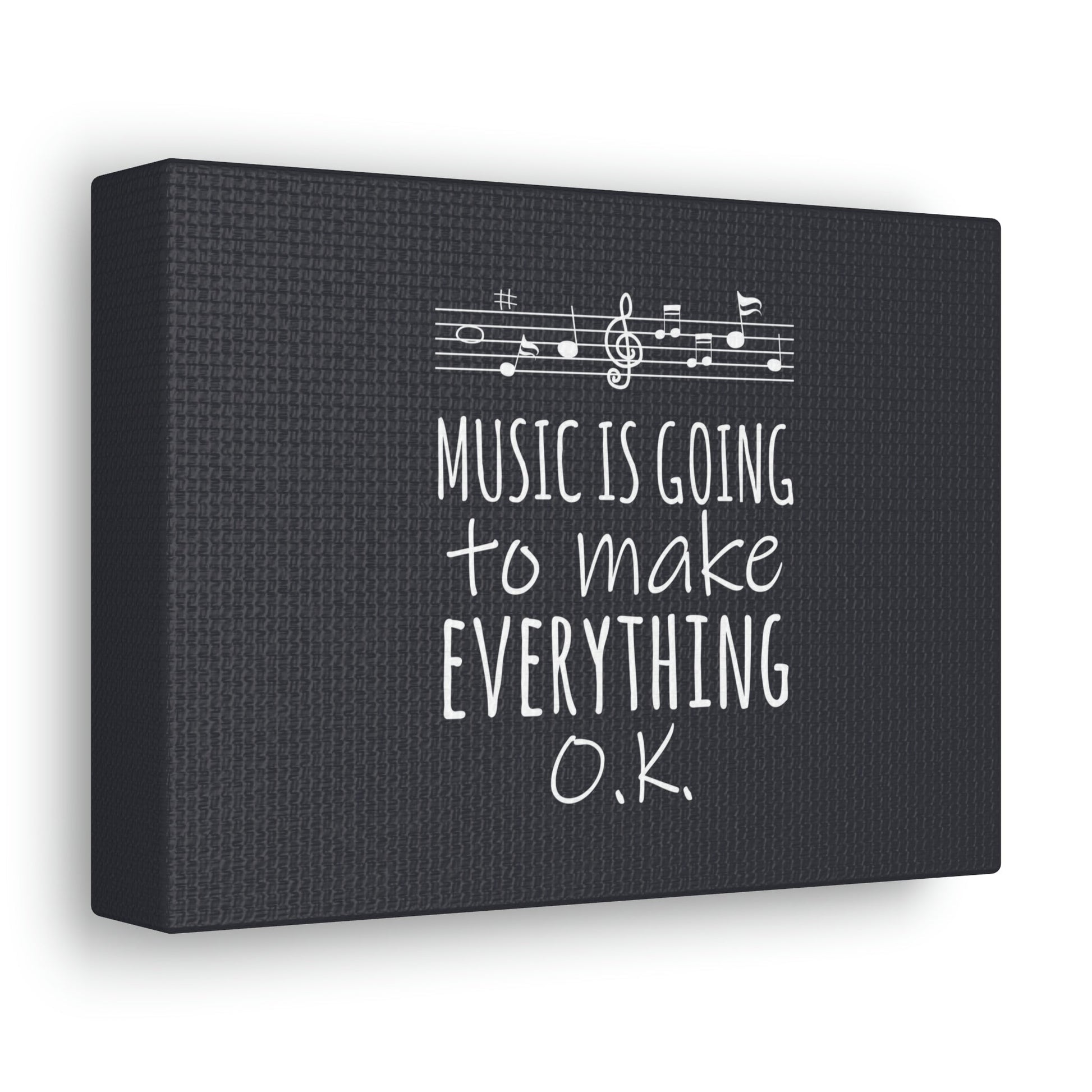 Music Is Going To Make Everything Ok Music Quotes Aesthetic Classic Art Canvas Gallery Wraps Ichaku [Perfect Gifts Selection]