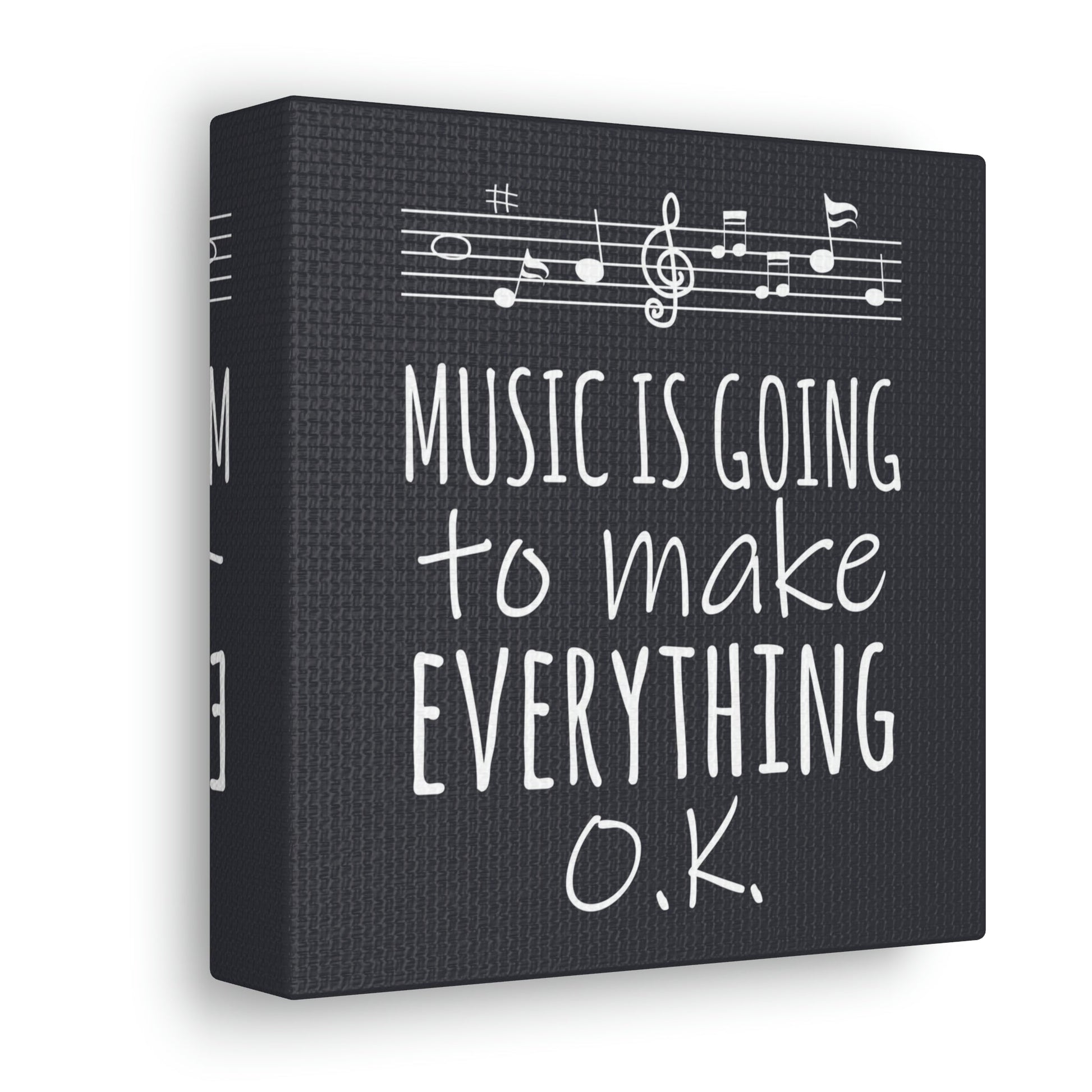 Music Is Going To Make Everything Ok Music Quotes Aesthetic Classic Art Canvas Gallery Wraps Ichaku [Perfect Gifts Selection]