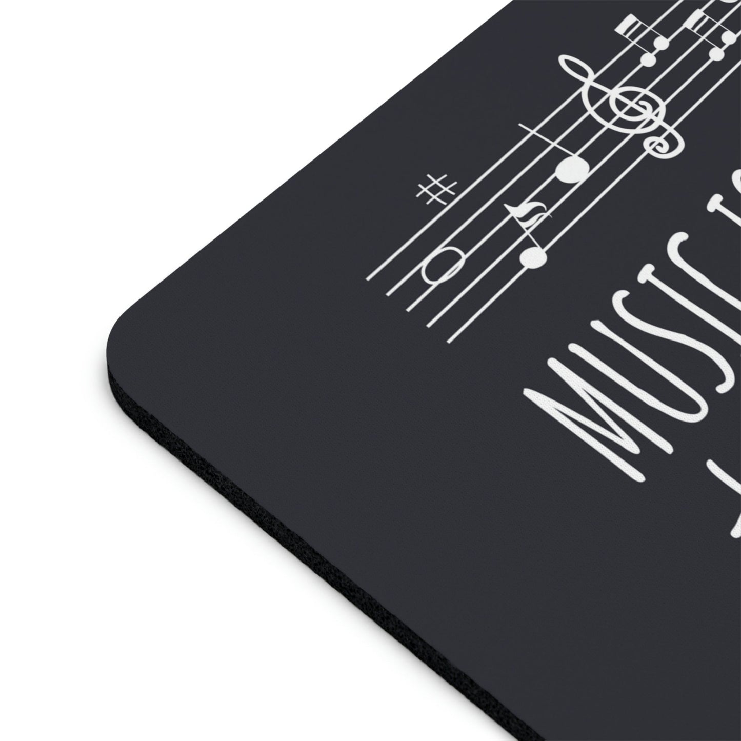 Music Is Going To Make Everything Ok Music Quotes Ergonomic Non-slip Creative Design Mouse Pad Ichaku [Perfect Gifts Selection]