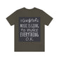 Music Is Going To Make Everything Ok Music Quotes Unisex Jersey Short Sleeve T-Shirt Ichaku [Perfect Gifts Selection]