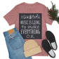 Music Is Going To Make Everything Ok Music Quotes Unisex Jersey Short Sleeve T-Shirt Ichaku [Perfect Gifts Selection]