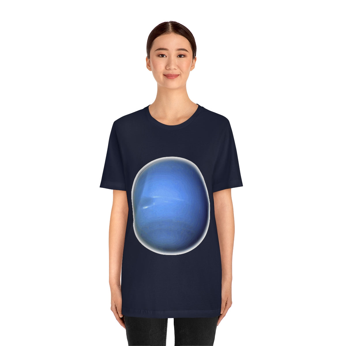 Neptune Solar System Planet Astronomy Science Space Universe Unisex Jersey Short Sleeve T-Shirt Ichaku [Perfect Gifts Selection]