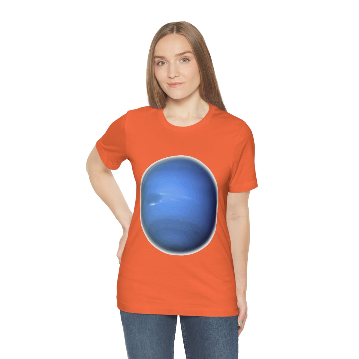 Neptune Solar System Planet Astronomy Science Space Universe Unisex Jersey Short Sleeve T-Shirt Ichaku [Perfect Gifts Selection]