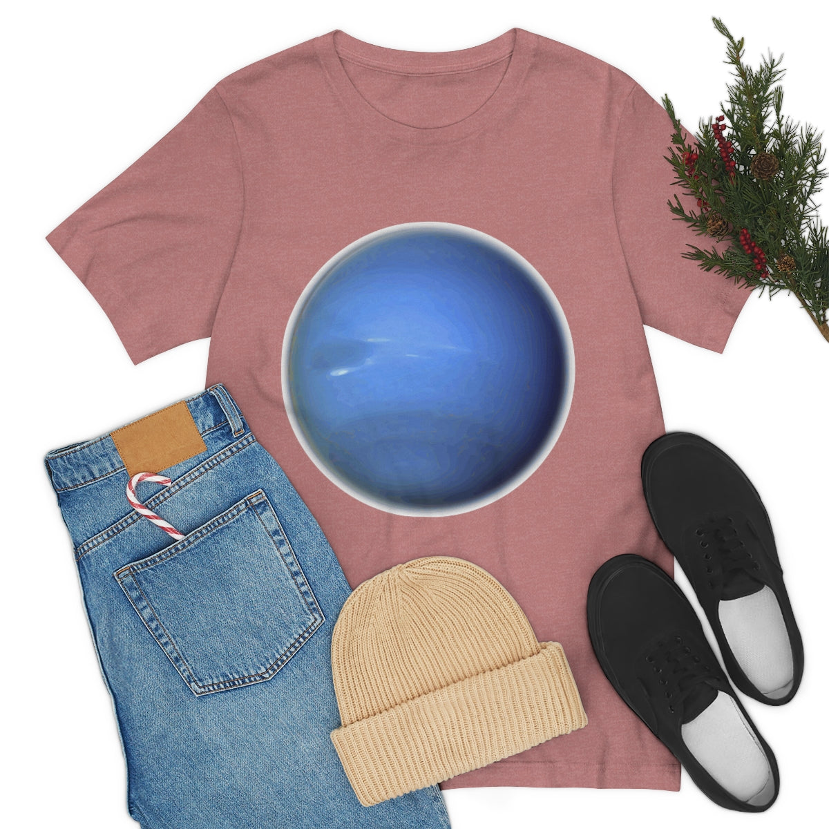 Neptune Solar System Planet Astronomy Science Space Universe Unisex Jersey Short Sleeve T-Shirt Ichaku [Perfect Gifts Selection]