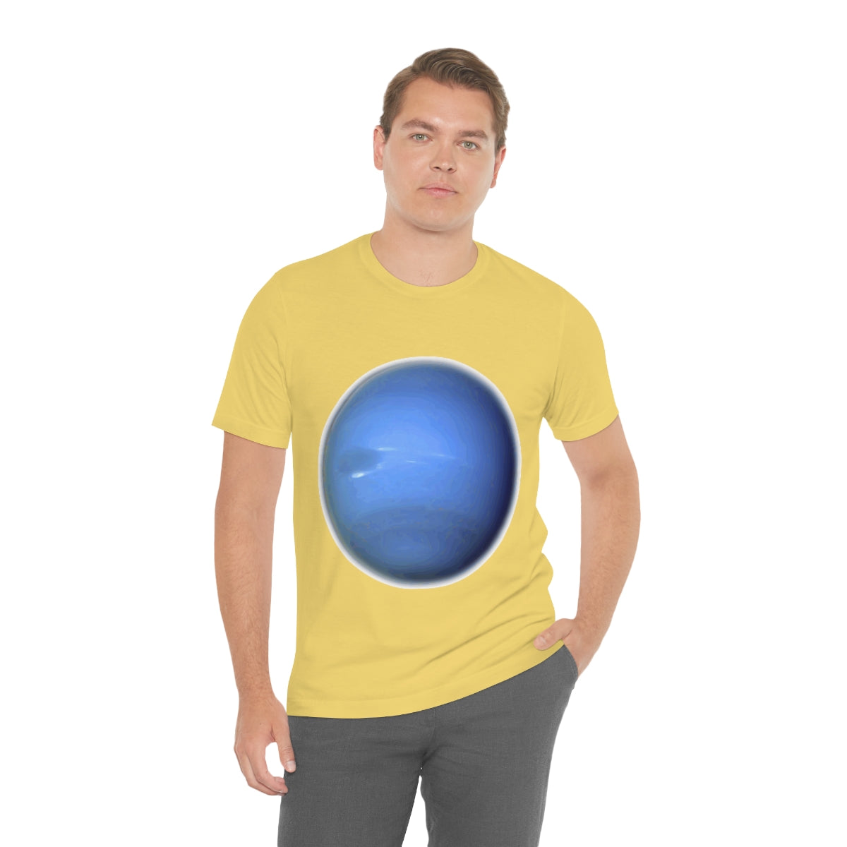 Neptune Solar System Planet Astronomy Science Space Universe Unisex Jersey Short Sleeve T-Shirt Ichaku [Perfect Gifts Selection]