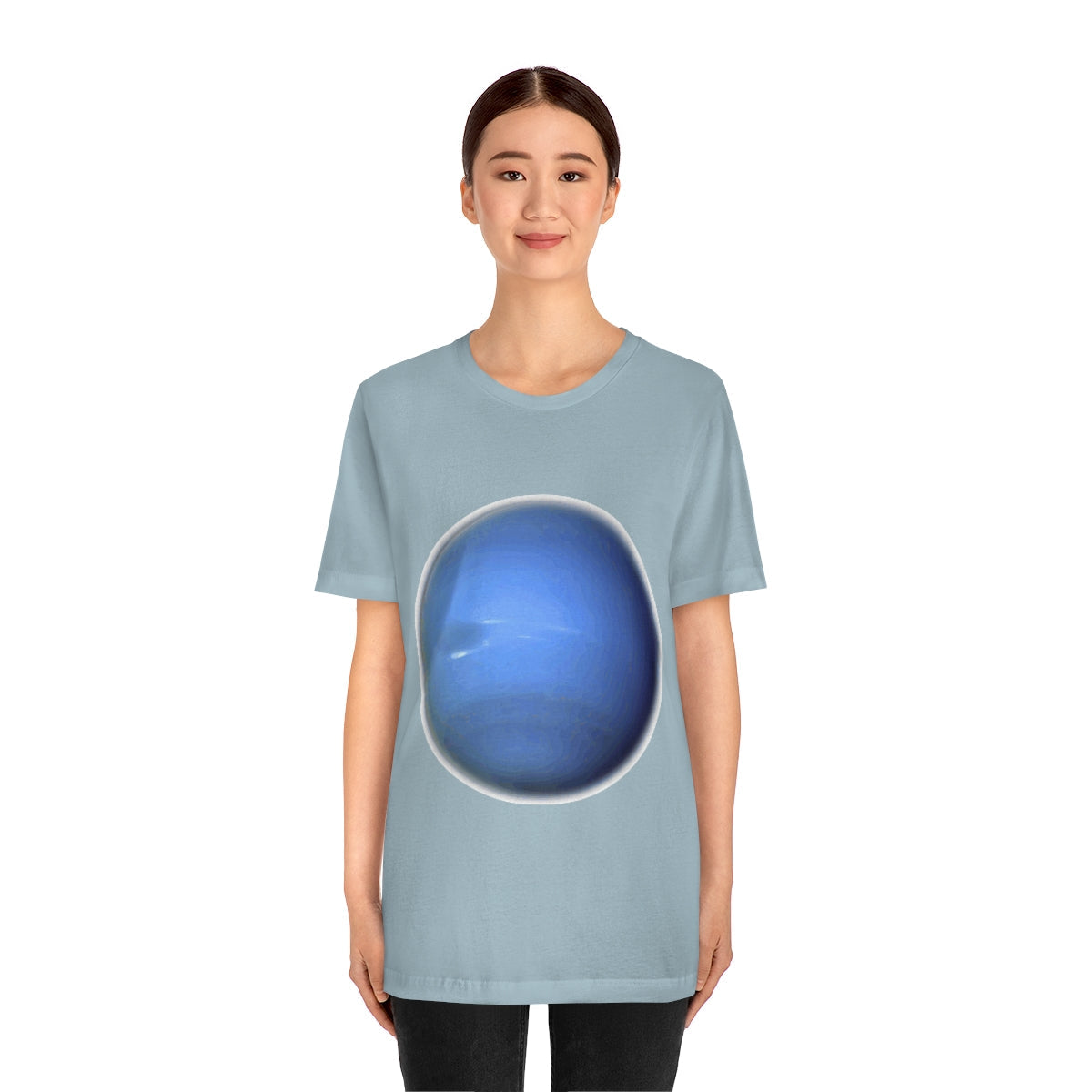 Neptune Solar System Planet Astronomy Science Space Universe Unisex Jersey Short Sleeve T-Shirt Ichaku [Perfect Gifts Selection]