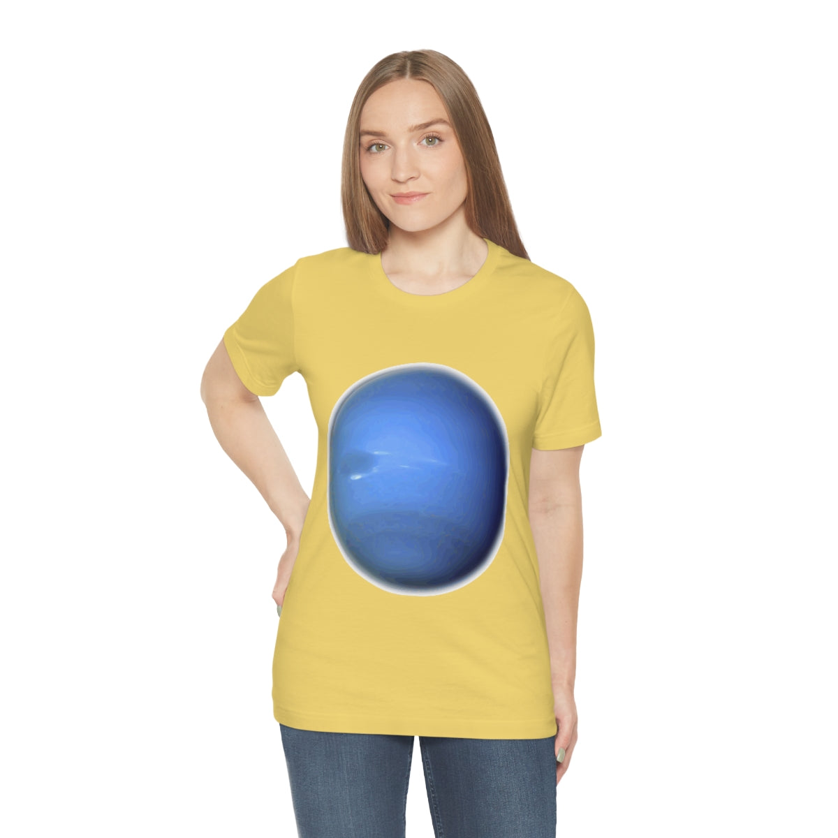 Neptune Solar System Planet Astronomy Science Space Universe Unisex Jersey Short Sleeve T-Shirt Ichaku [Perfect Gifts Selection]