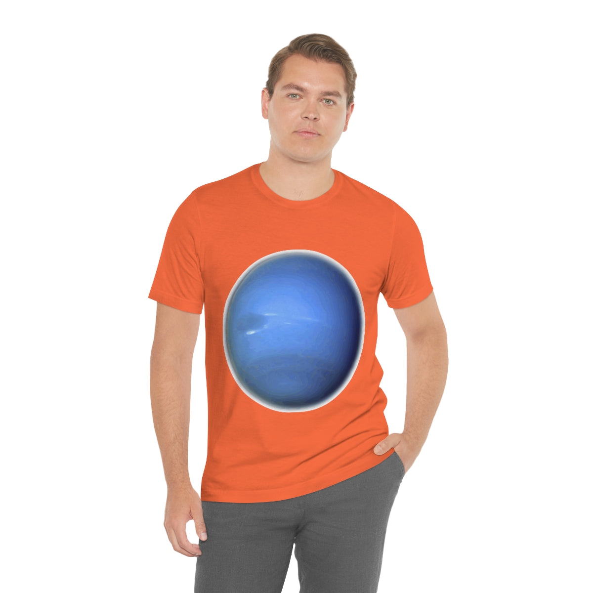 Neptune Solar System Planet Astronomy Science Space Universe Unisex Jersey Short Sleeve T-Shirt Ichaku [Perfect Gifts Selection]