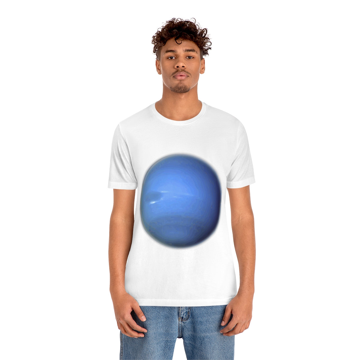 Neptune Solar System Planet Astronomy Science Space Universe Unisex Jersey Short Sleeve T-Shirt Ichaku [Perfect Gifts Selection]