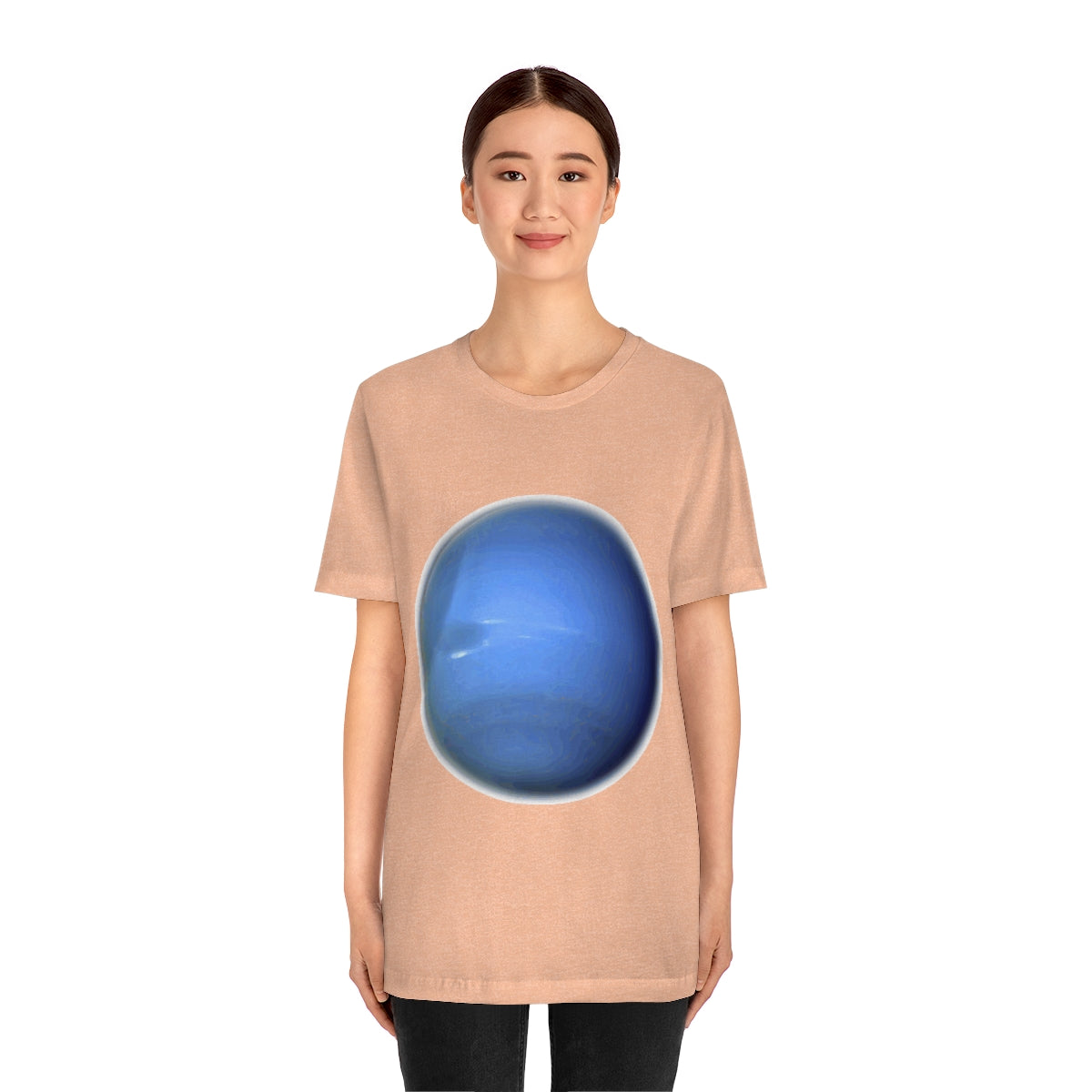 Neptune Solar System Planet Astronomy Science Space Universe Unisex Jersey Short Sleeve T-Shirt Ichaku [Perfect Gifts Selection]