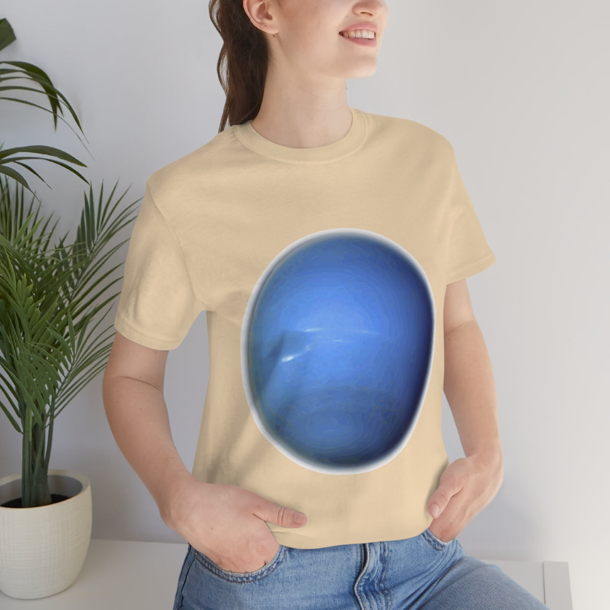 Neptune Solar System Planet Astronomy Science Space Universe Unisex Jersey Short Sleeve T-Shirt Ichaku [Perfect Gifts Selection]