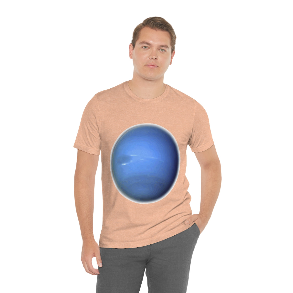 Neptune Solar System Planet Astronomy Science Space Universe Unisex Jersey Short Sleeve T-Shirt Ichaku [Perfect Gifts Selection]