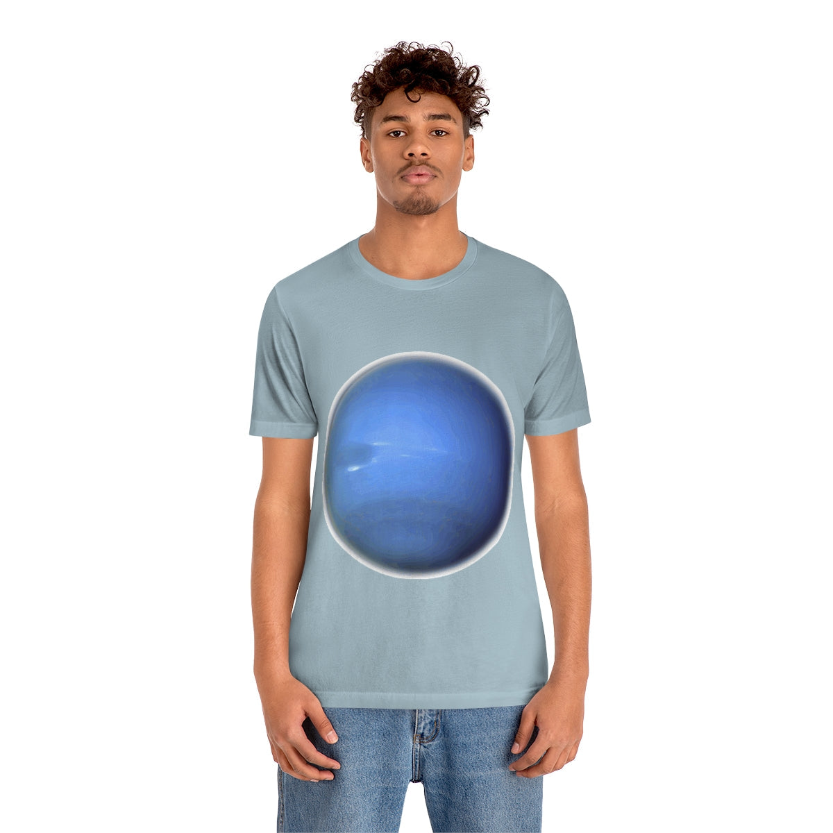 Neptune Solar System Planet Astronomy Science Space Universe Unisex Jersey Short Sleeve T-Shirt Ichaku [Perfect Gifts Selection]