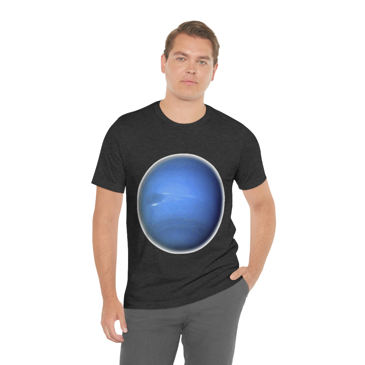 Neptune Solar System Planet Astronomy Science Space Universe Unisex Jersey Short Sleeve T-Shirt Ichaku [Perfect Gifts Selection]