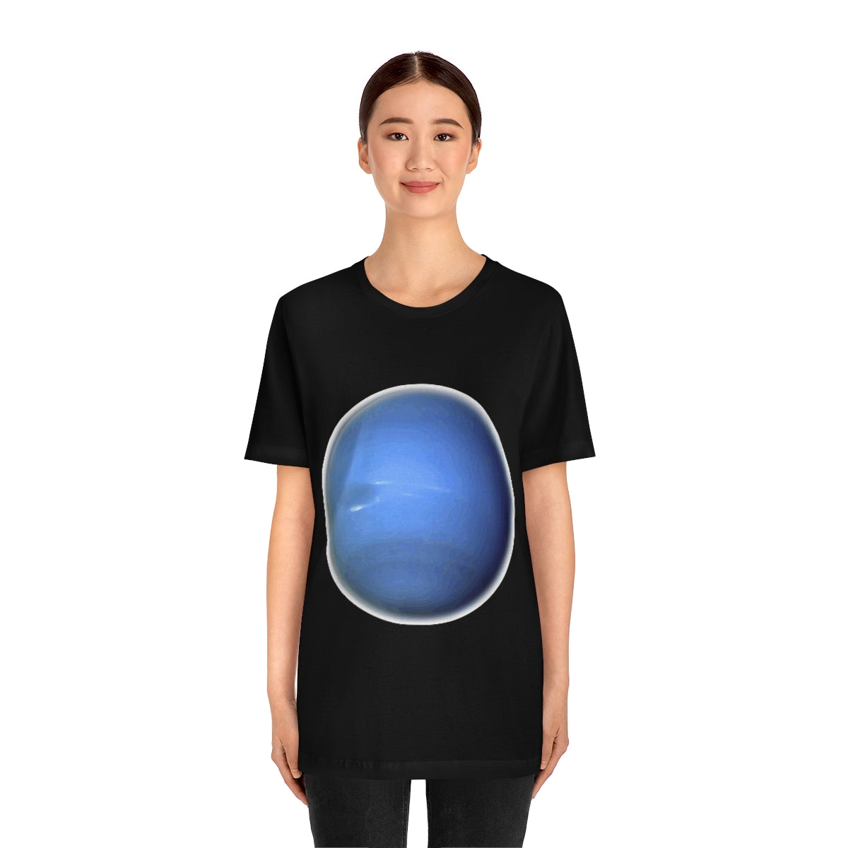 Neptune Solar System Planet Astronomy Science Space Universe Unisex Jersey Short Sleeve T-Shirt Ichaku [Perfect Gifts Selection]