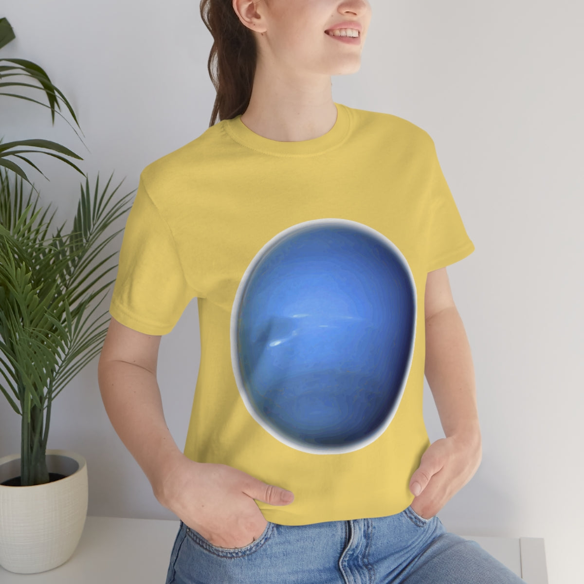 Neptune Solar System Planet Astronomy Science Space Universe Unisex Jersey Short Sleeve T-Shirt Ichaku [Perfect Gifts Selection]