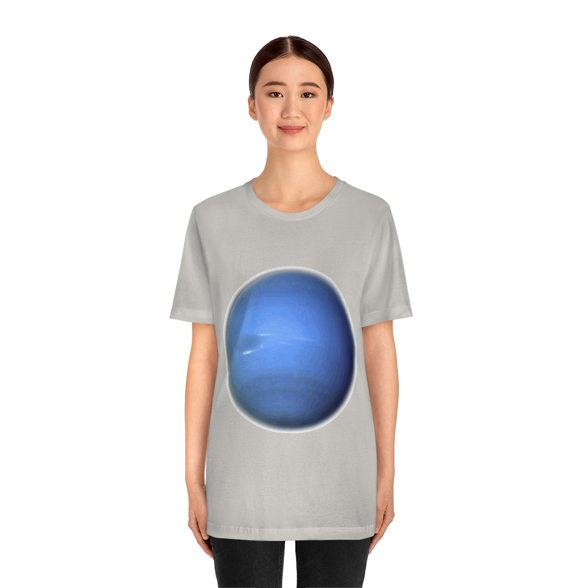 Neptune Solar System Planet Astronomy Science Space Universe Unisex Jersey Short Sleeve T-Shirt Ichaku [Perfect Gifts Selection]