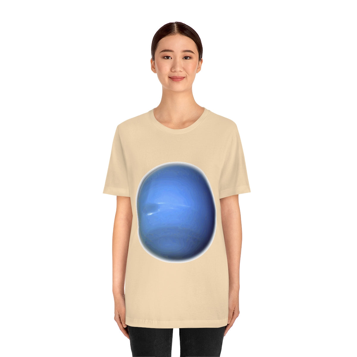 Neptune Solar System Planet Astronomy Science Space Universe Unisex Jersey Short Sleeve T-Shirt Ichaku [Perfect Gifts Selection]