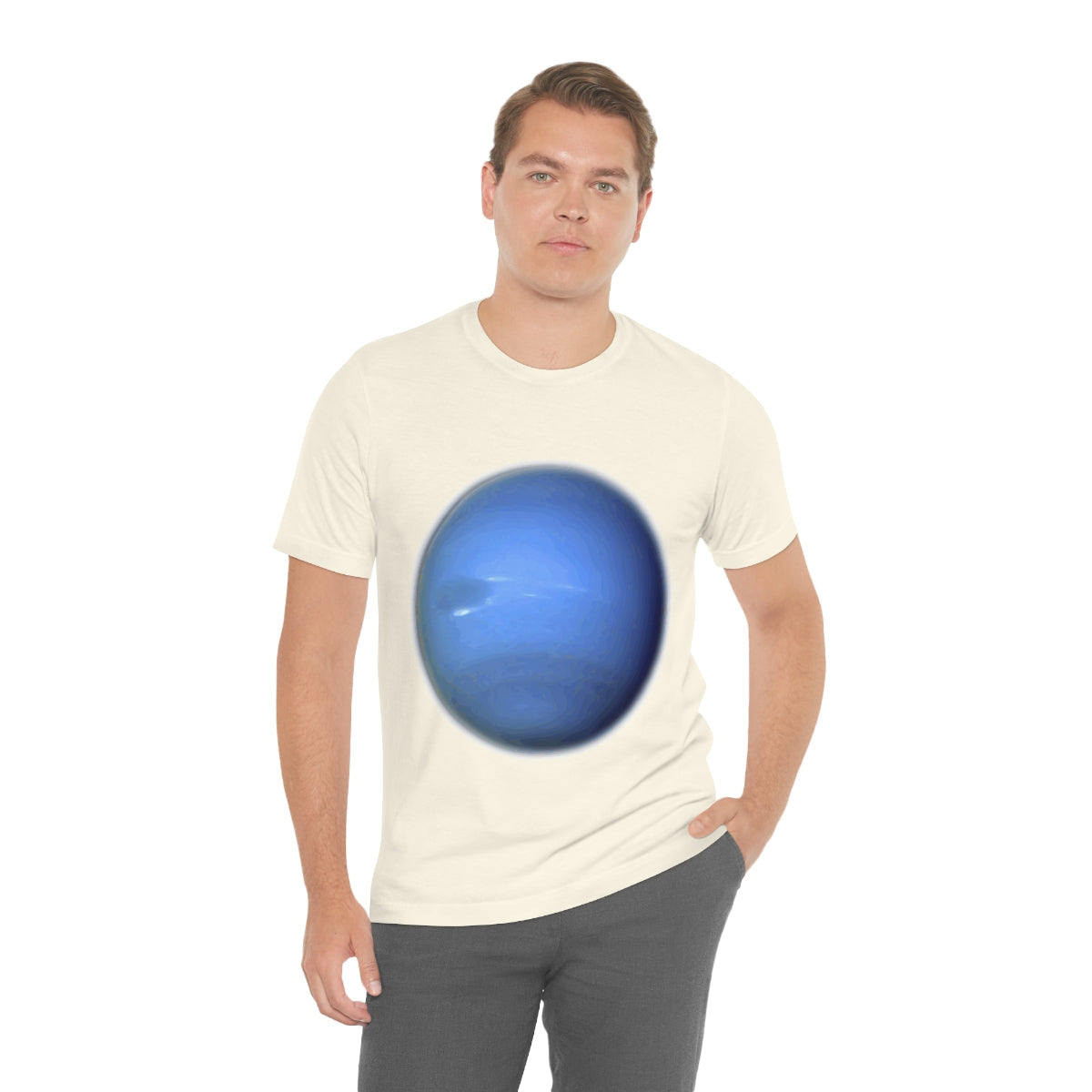 Neptune Solar System Planet Astronomy Science Space Universe Unisex Jersey Short Sleeve T-Shirt Ichaku [Perfect Gifts Selection]