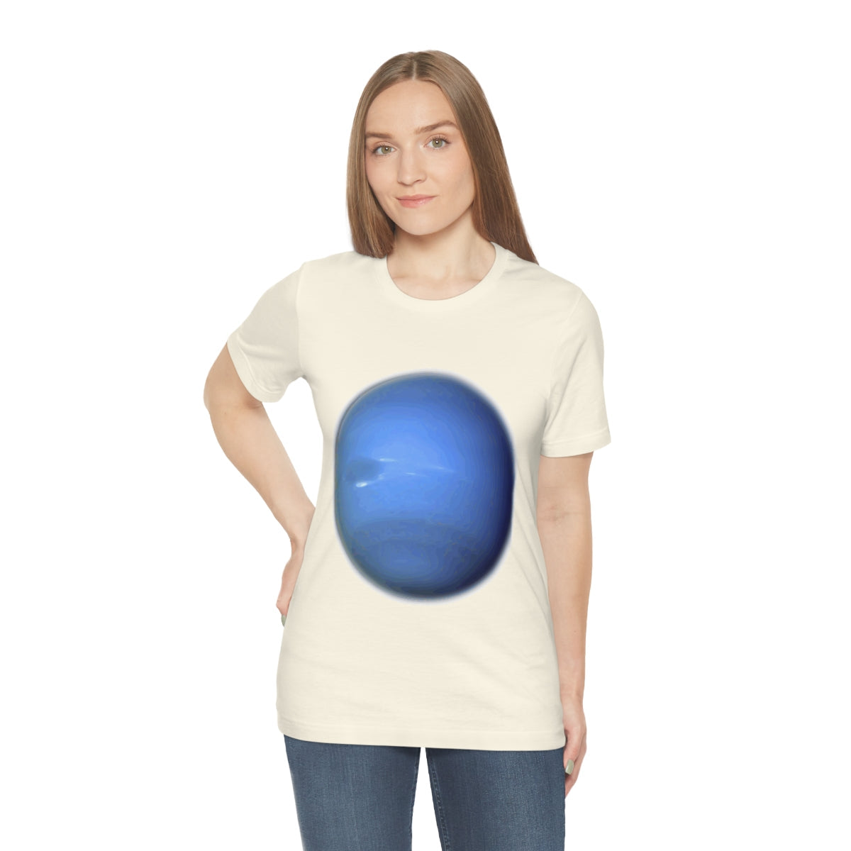 Neptune Solar System Planet Astronomy Science Space Universe Unisex Jersey Short Sleeve T-Shirt Ichaku [Perfect Gifts Selection]