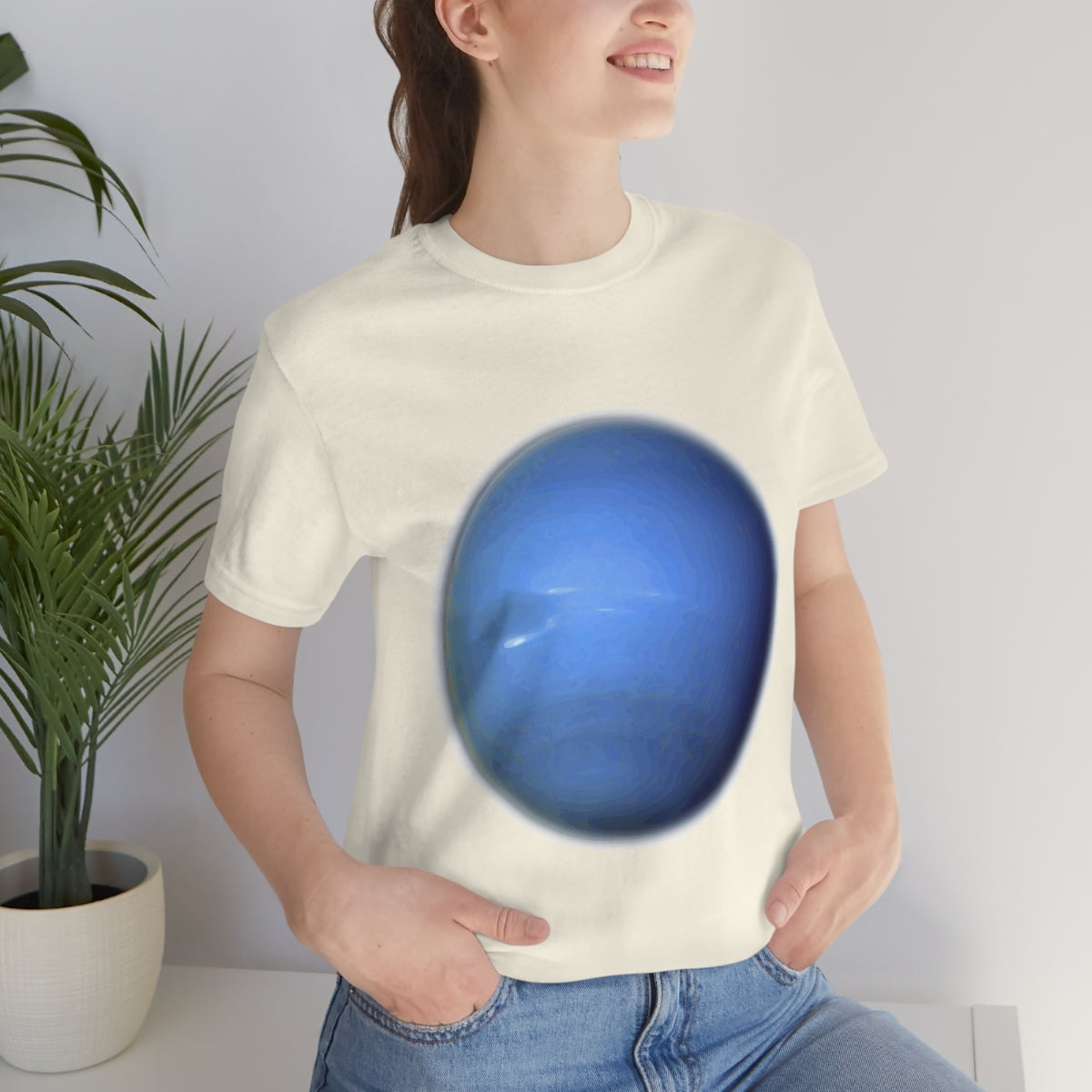 Neptune Solar System Planet Astronomy Science Space Universe Unisex Jersey Short Sleeve T-Shirt Ichaku [Perfect Gifts Selection]