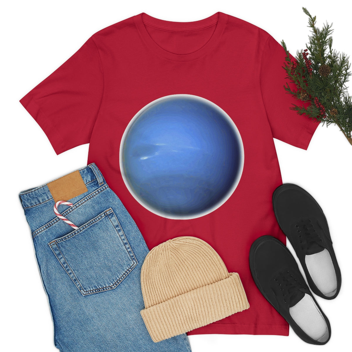 Neptune Solar System Planet Astronomy Science Space Universe Unisex Jersey Short Sleeve T-Shirt Ichaku [Perfect Gifts Selection]