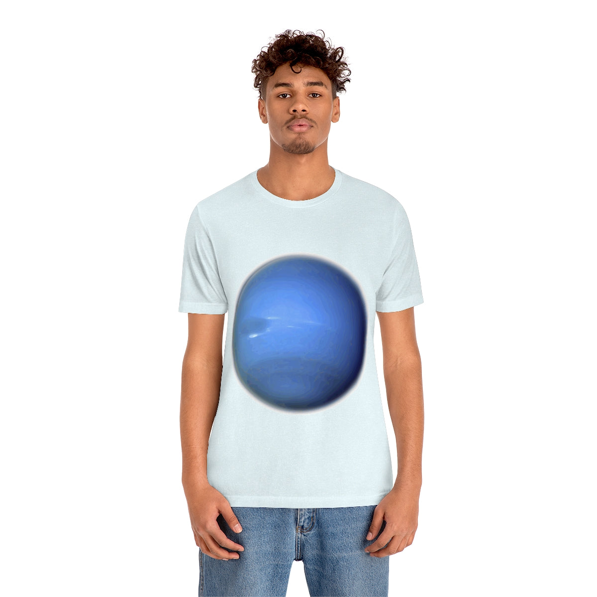 Neptune Solar System Planet Astronomy Science Space Universe Unisex Jersey Short Sleeve T-Shirt Ichaku [Perfect Gifts Selection]