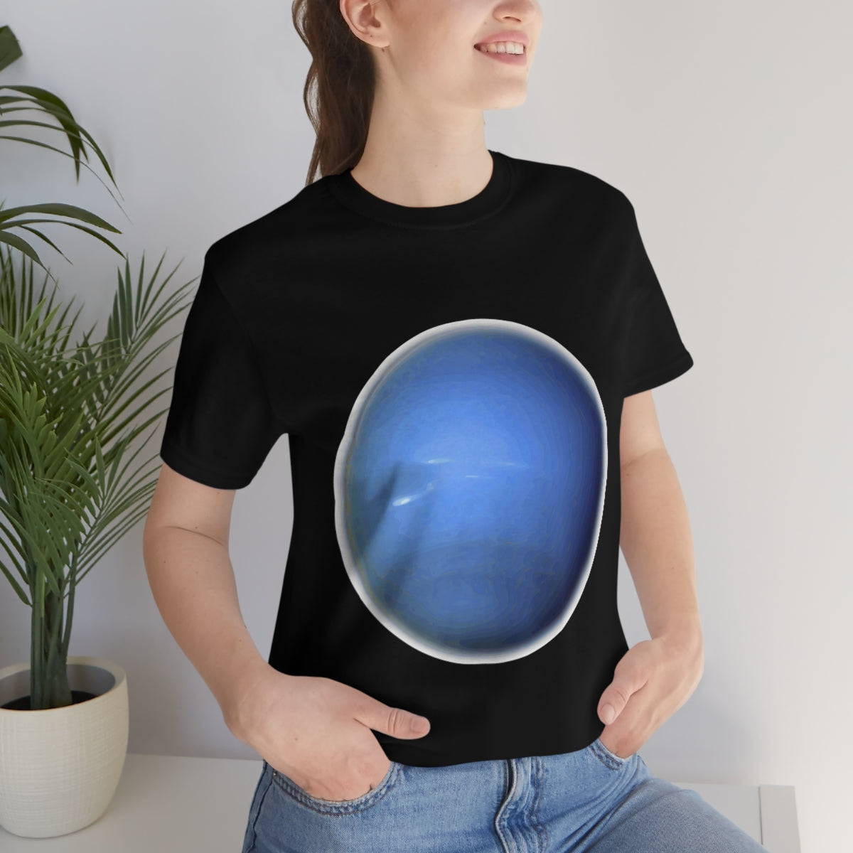 Neptune Solar System Planet Astronomy Science Space Universe Unisex Jersey Short Sleeve T-Shirt Ichaku [Perfect Gifts Selection]