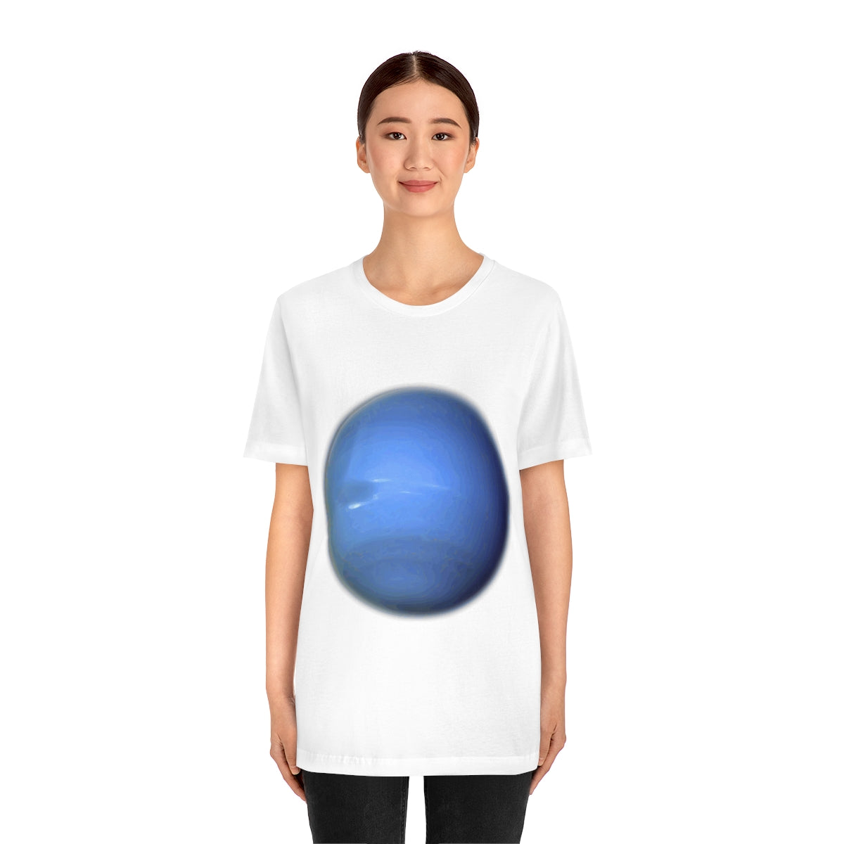 Neptune Solar System Planet Astronomy Science Space Universe Unisex Jersey Short Sleeve T-Shirt Ichaku [Perfect Gifts Selection]