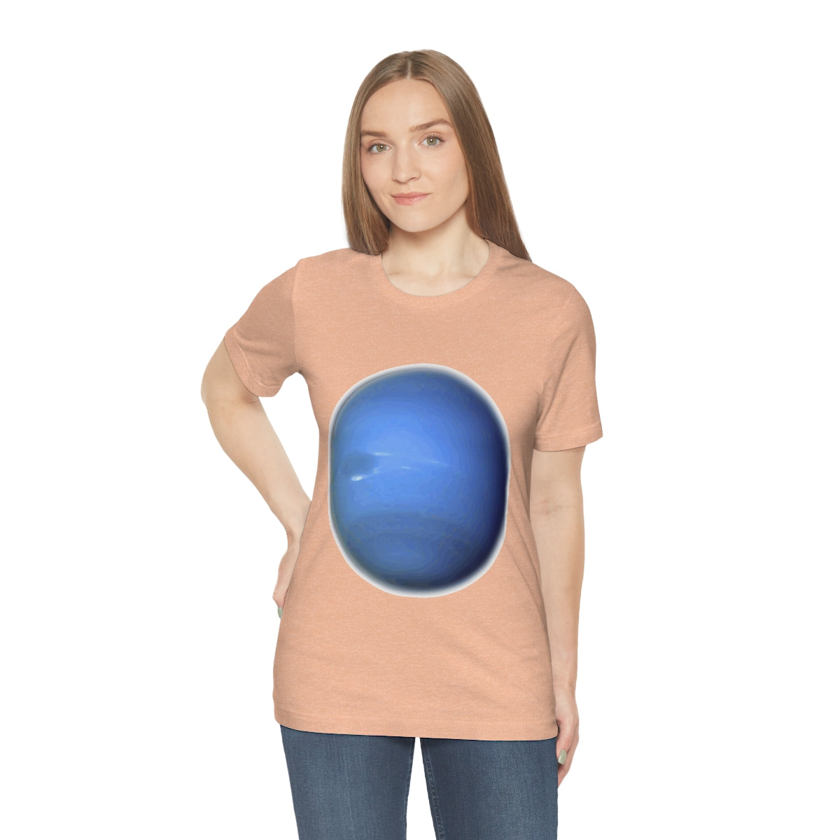 Neptune Solar System Planet Astronomy Science Space Universe Unisex Jersey Short Sleeve T-Shirt Ichaku [Perfect Gifts Selection]