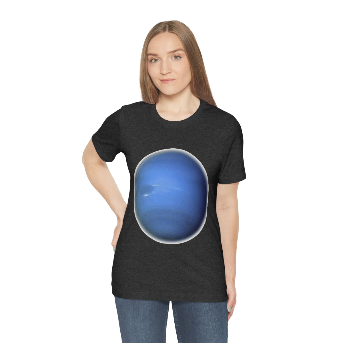 Neptune Solar System Planet Astronomy Science Space Universe Unisex Jersey Short Sleeve T-Shirt Ichaku [Perfect Gifts Selection]