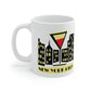 New York City Modern Abstract Art Ceramic Mug 11oz Ichaku [Perfect Gifts Selection]