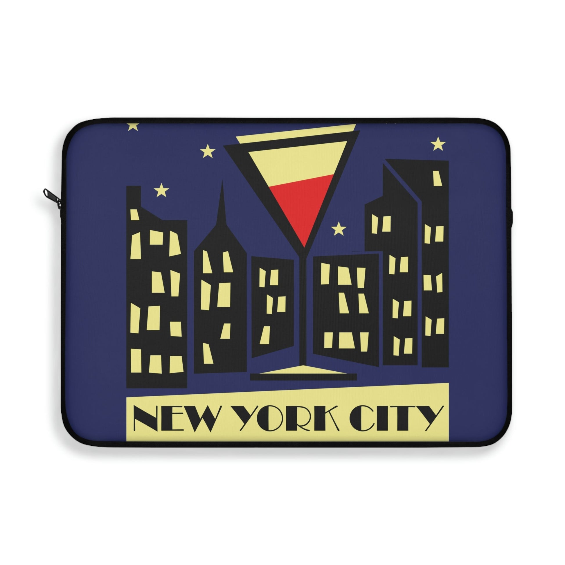 New York City Modern Abstract Art Laptop Sleeve Ichaku [Perfect Gifts Selection]