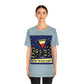 New York City Modern Abstract Art Unisex Jersey Short Sleeve T-Shirt Ichaku [Perfect Gifts Selection]