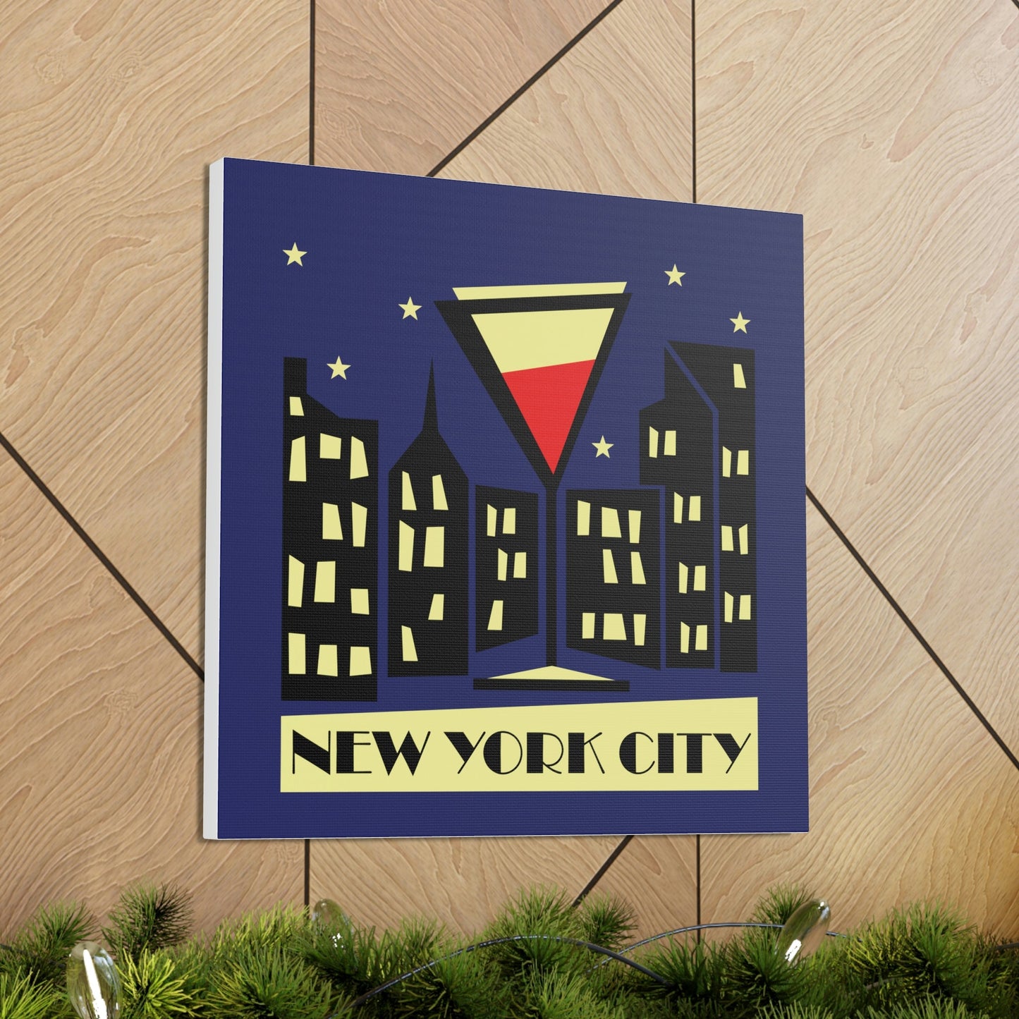 New York City Modern Abstract Classic Art Canvas Gallery Wraps Ichaku [Perfect Gifts Selection]