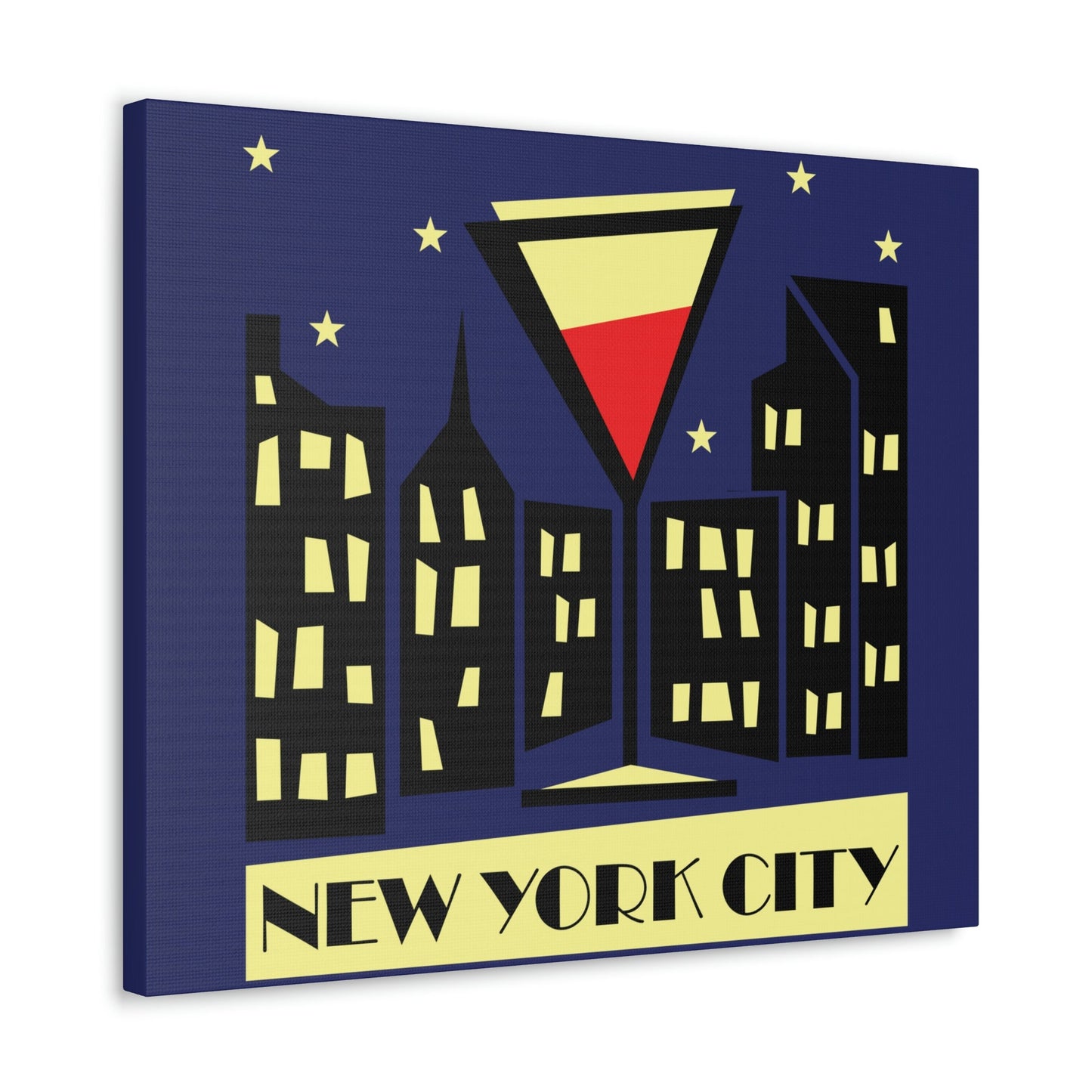 New York City Modern Abstract Classic Art Canvas Gallery Wraps Ichaku [Perfect Gifts Selection]