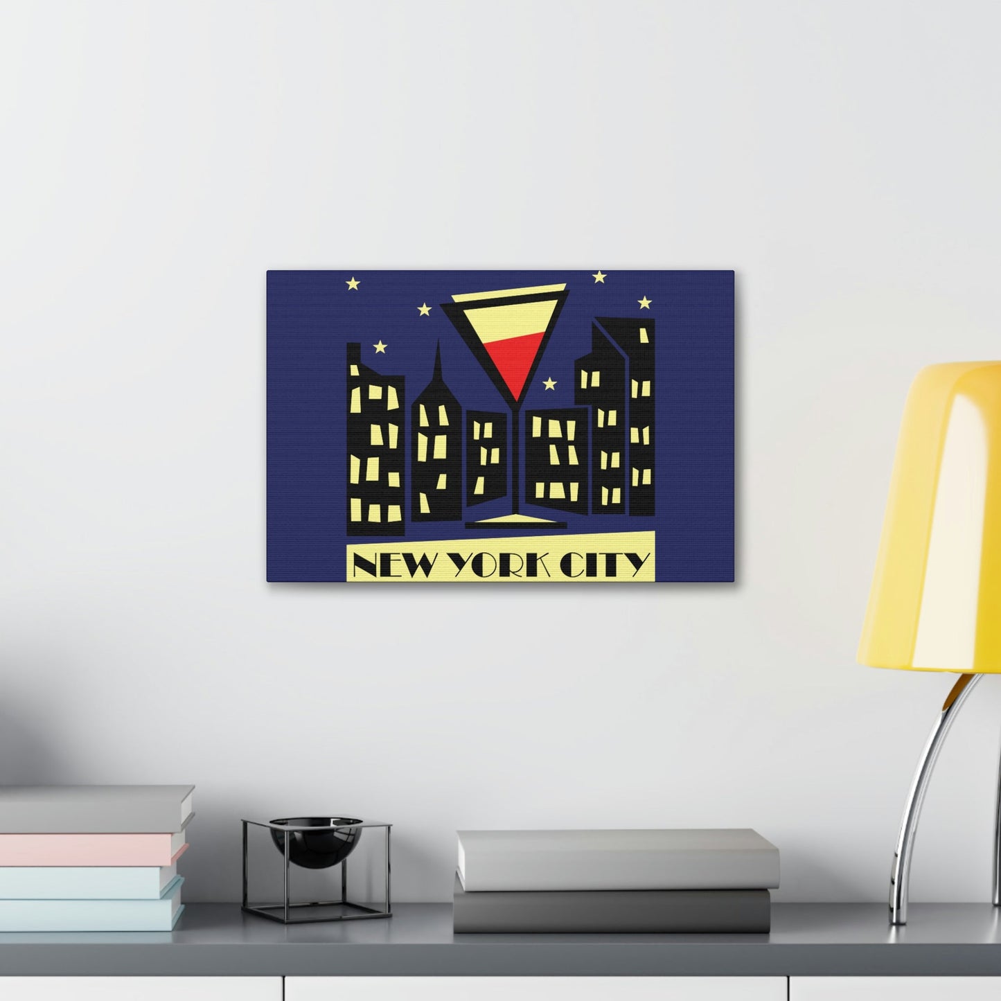 New York City Modern Abstract Classic Art Canvas Gallery Wraps Ichaku [Perfect Gifts Selection]