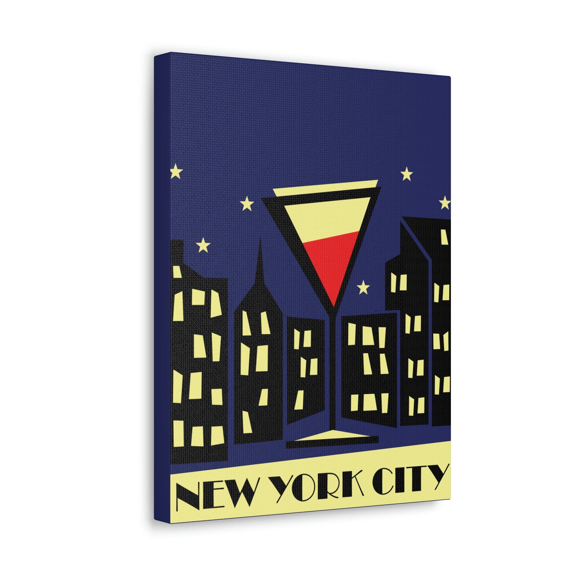 New York City Modern Abstract Classic Art Canvas Gallery Wraps Ichaku [Perfect Gifts Selection]