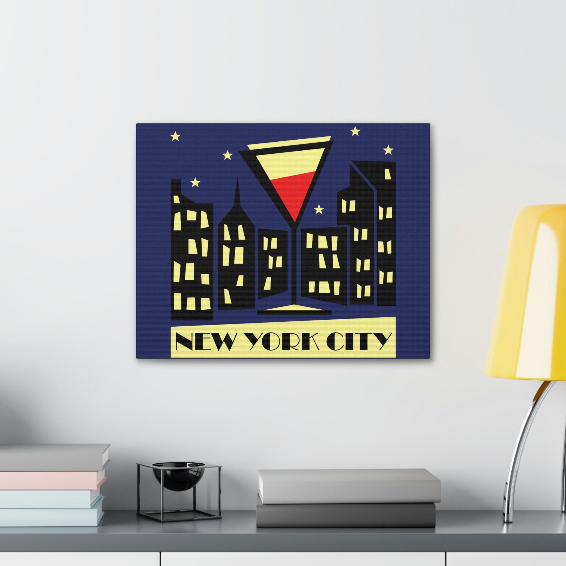 New York City Modern Abstract Classic Art Canvas Gallery Wraps Ichaku [Perfect Gifts Selection]