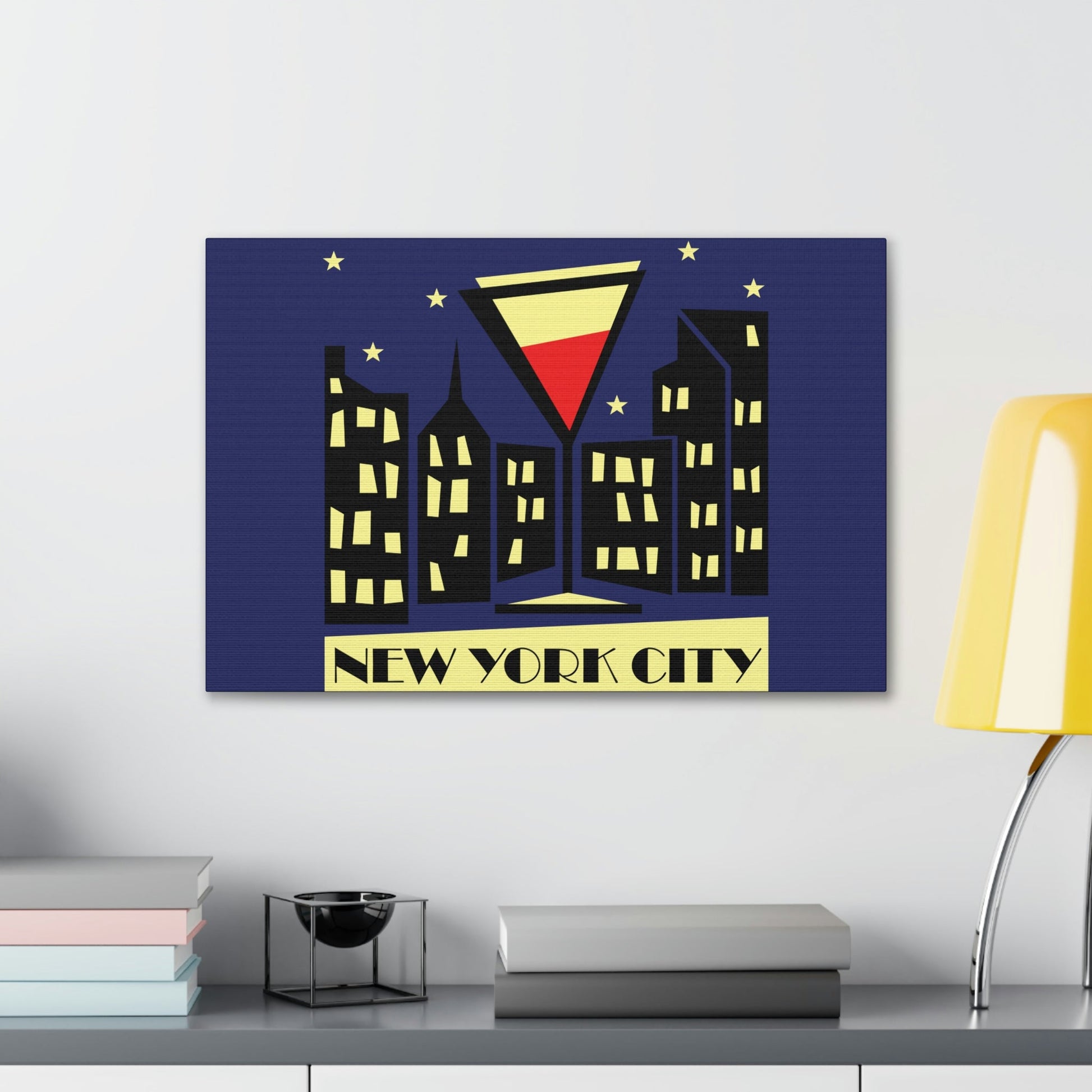 New York City Modern Abstract Classic Art Canvas Gallery Wraps Ichaku [Perfect Gifts Selection]