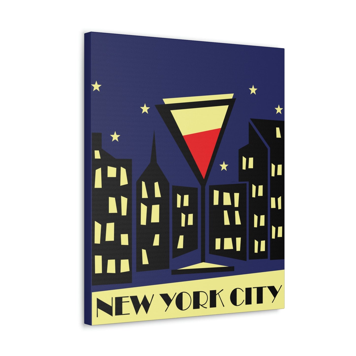 New York City Modern Abstract Classic Art Canvas Gallery Wraps Ichaku [Perfect Gifts Selection]