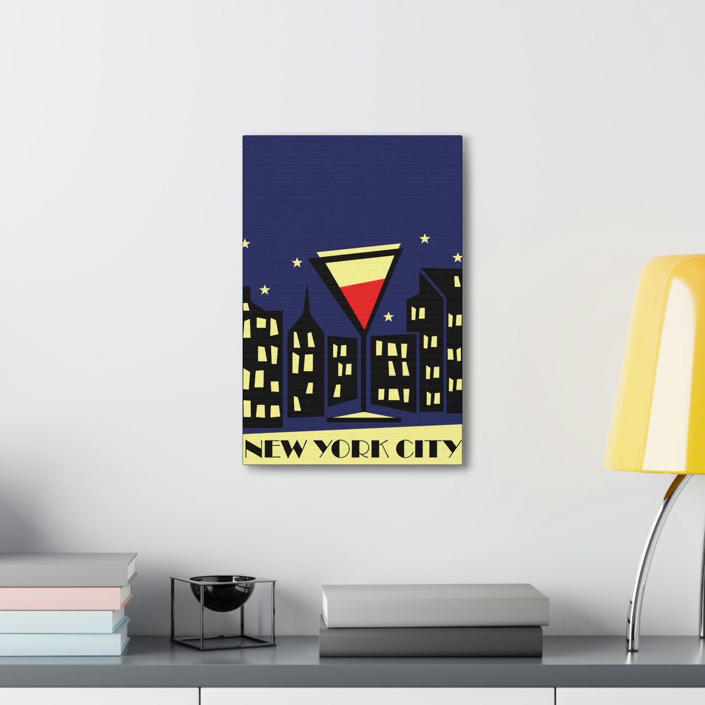 New York City Modern Abstract Classic Art Canvas Gallery Wraps Ichaku [Perfect Gifts Selection]