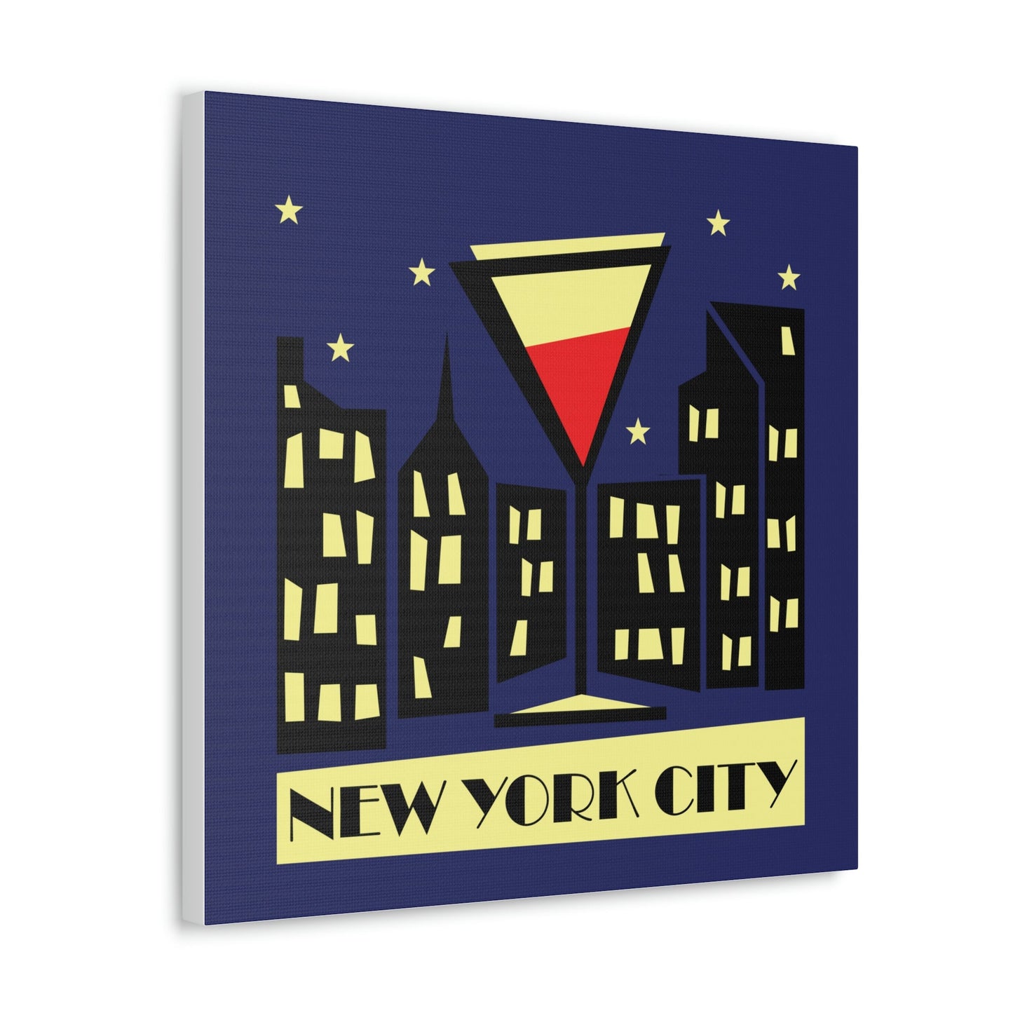 New York City Modern Abstract Classic Art Canvas Gallery Wraps Ichaku [Perfect Gifts Selection]