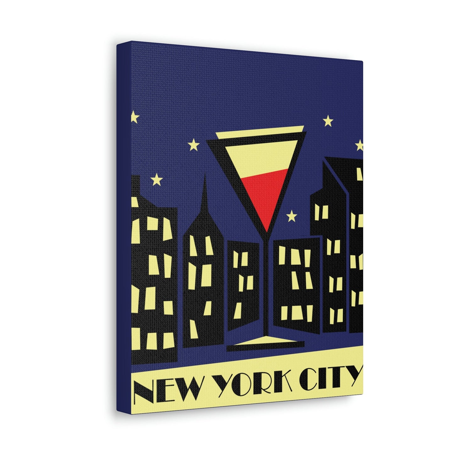 New York City Modern Abstract Classic Art Canvas Gallery Wraps Ichaku [Perfect Gifts Selection]