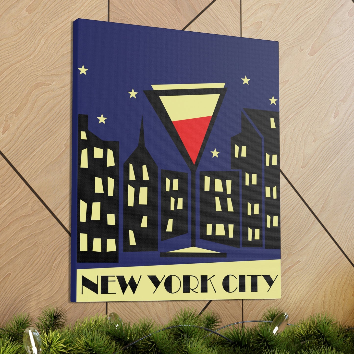 New York City Modern Abstract Classic Art Canvas Gallery Wraps Ichaku [Perfect Gifts Selection]